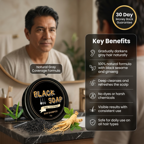 Orelva Jabón Negro Revitalizante
